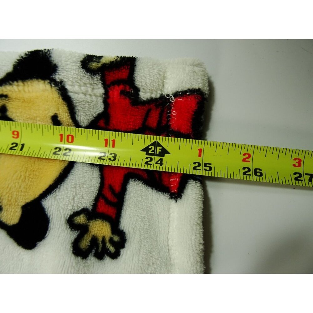 Peanuts Fleece Blanket Remind 40x25 Charlie Brown Lucy - Picture 7 of 7